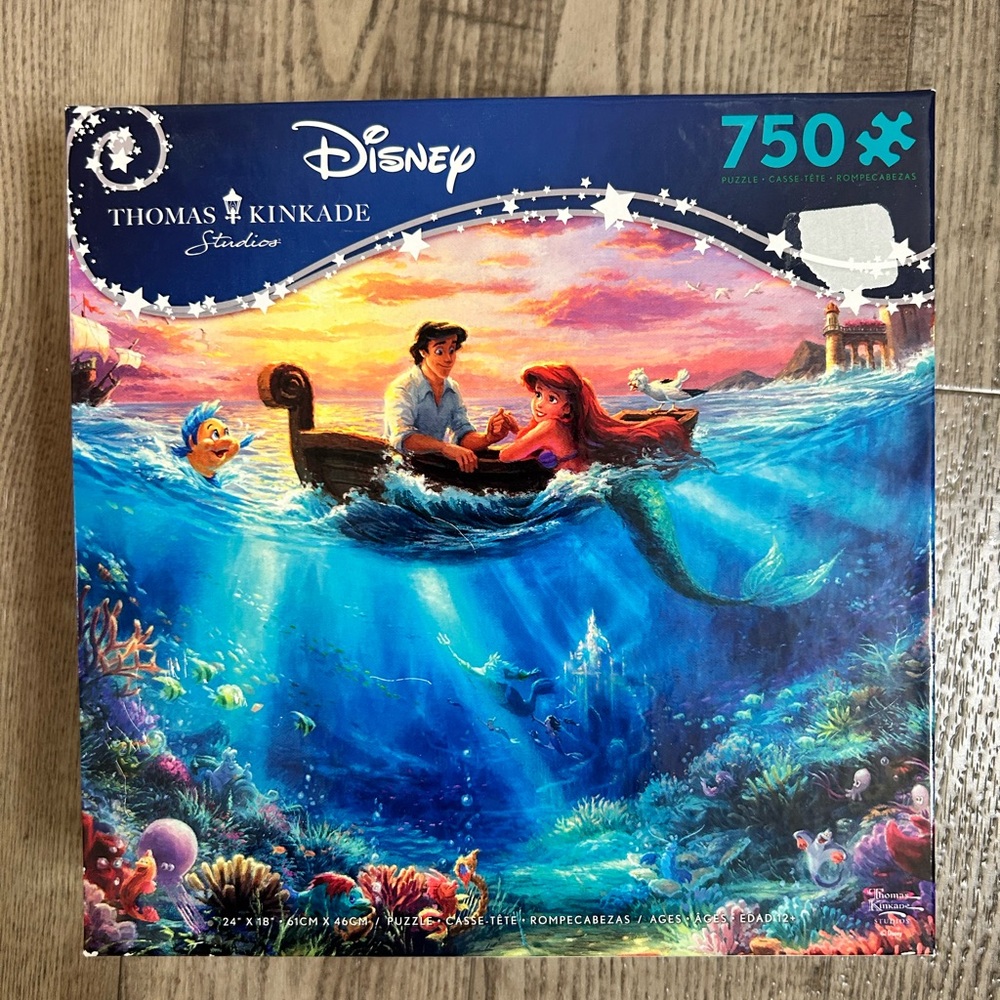 Thomas Kinkade Disney’s The Little Mermaid “Falling in Love” Puzzle